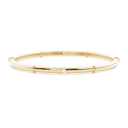 Yellow Gold Diamond Bangles Diamond Bracelets