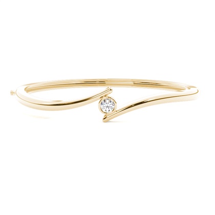 Yellow Gold Diamond Bangles Diamond Bracelets
