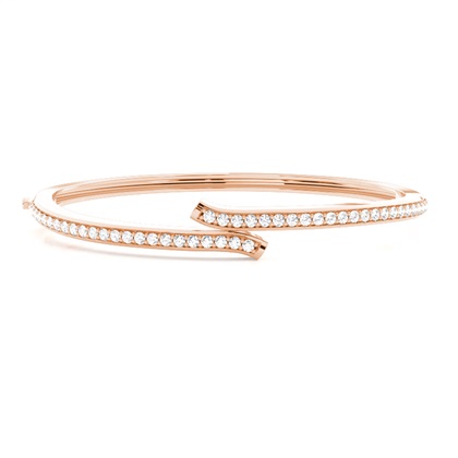 Rose Gold Diamond Bangles Diamond Bracelets