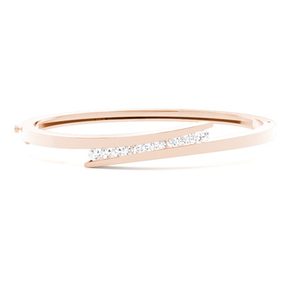 Rose Gold Diamond Bangles Diamond Bracelets