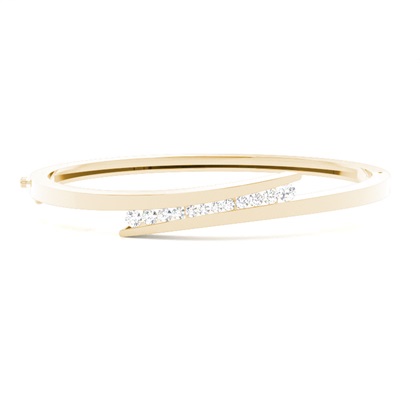 Yellow Gold Diamond Bangles Diamond Bracelets