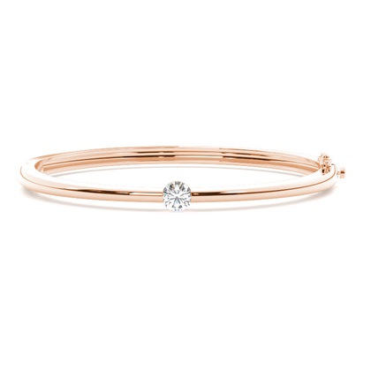 Rose Gold Diamond Bangles Diamond Bracelets