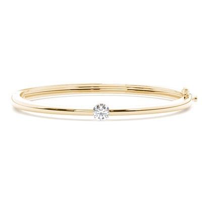 Yellow Gold Diamond Bangles Diamond Bracelets