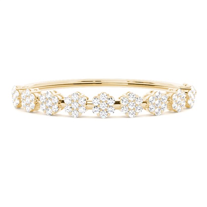 Yellow Gold Diamond Bangles Diamond Bracelets
