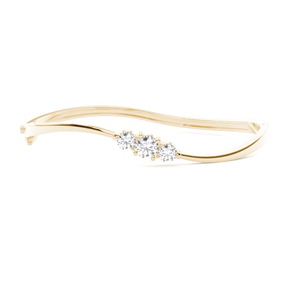 Yellow Gold Diamond Bangles Diamond Bracelets