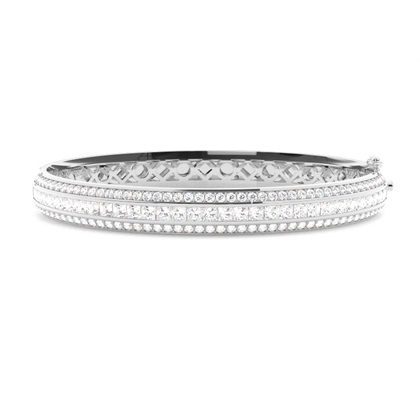 Mixed Shapes Diamond Bangles Diamond Bracelets