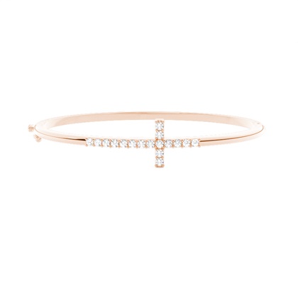 Rose Gold Diamond Bangles Diamond Bracelets