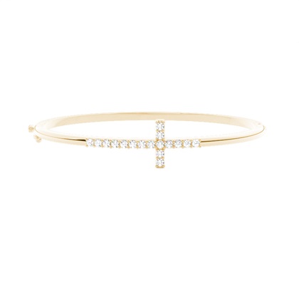 Yellow Gold Diamond Bangles Diamond Bracelets