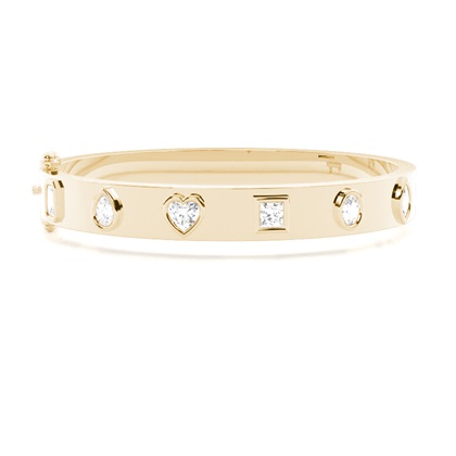 Mixed Shapes Diamond Bracelets
