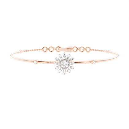 Rose Gold Diamond Bracelets
