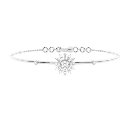 White Gold Diamond Bracelets