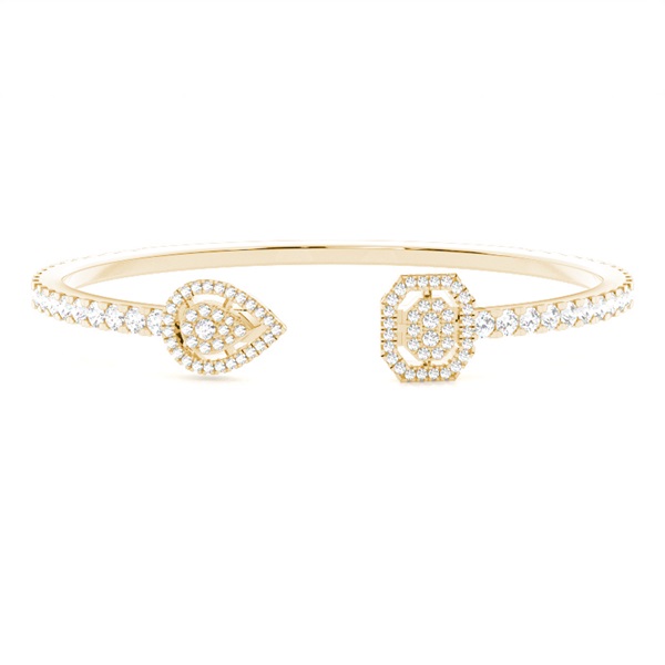 Prong Setting Round Diamond Evening Bracelet