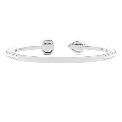 Prong Setting Round Diamond Evening Bracelet