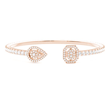 Prong Setting Round Diamond Evening Bracelet