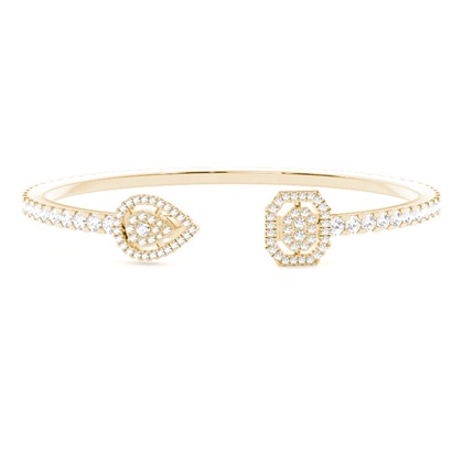 Prong Setting Round Diamond Evening Bracelet