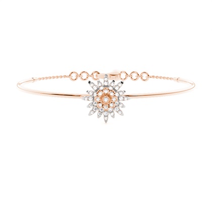 Prong Setting Round Diamond Everyday Bracelet