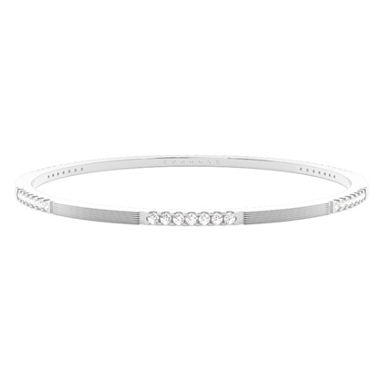 Zinkeneinstellung runder Diamantarmreif