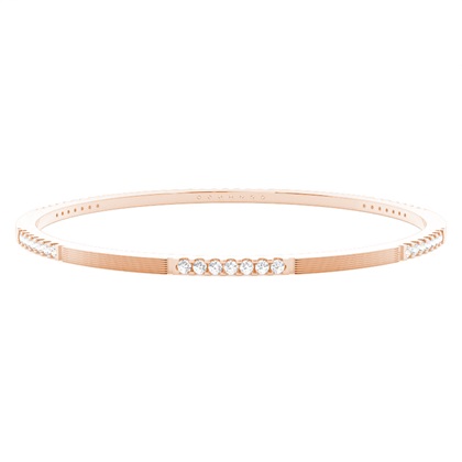 Prong Setting Round Diamond Bangle