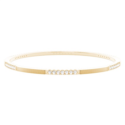 Prong Setting Round Diamond Bangle