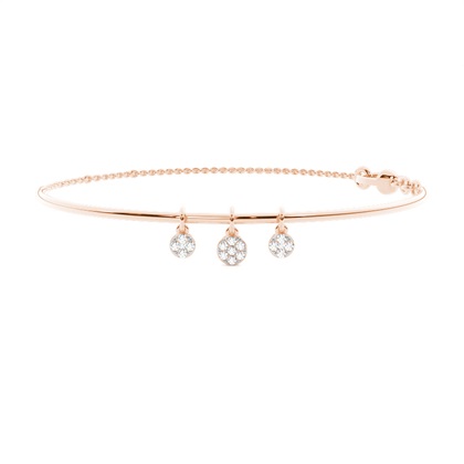 Rose Gold Friendship Diamond Bracelets