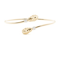 Prong Setting Round Diamond Bangle