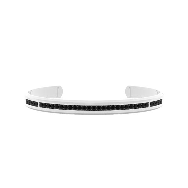 Black Diamond Men's Cuff Bangle