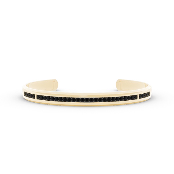 Black Diamond Men's Cuff Bangle