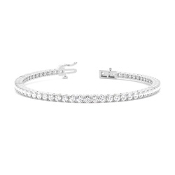 Bracciale Da Tennis Con Diamanti Con Montatura A 4 Griffe