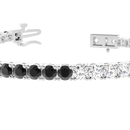 Rundes mehrfarbiges Tennisarmband