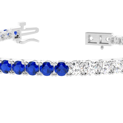 Rundes mehrfarbiges Tennisarmband