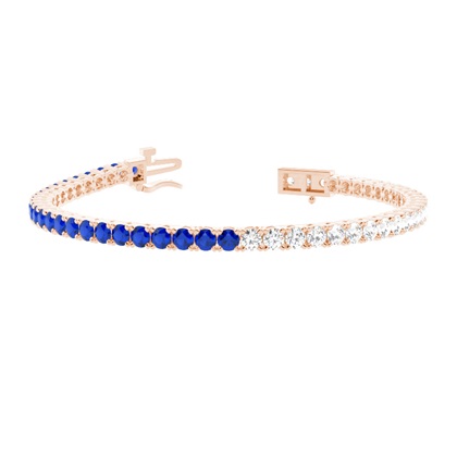 Round Multi Color Tennis Bracelet
