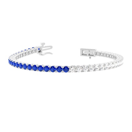 Round Multi Color Tennis Bracelet
