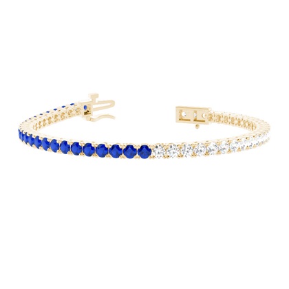 Round Multi Color Tennis Bracelet