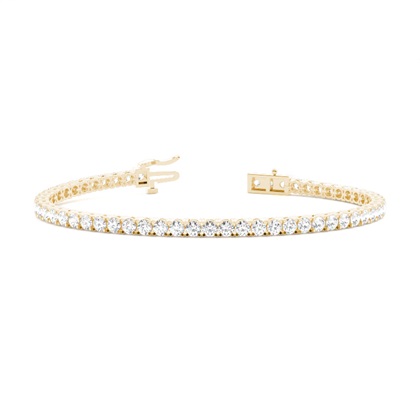 Yellow Gold Tennis Bracelet