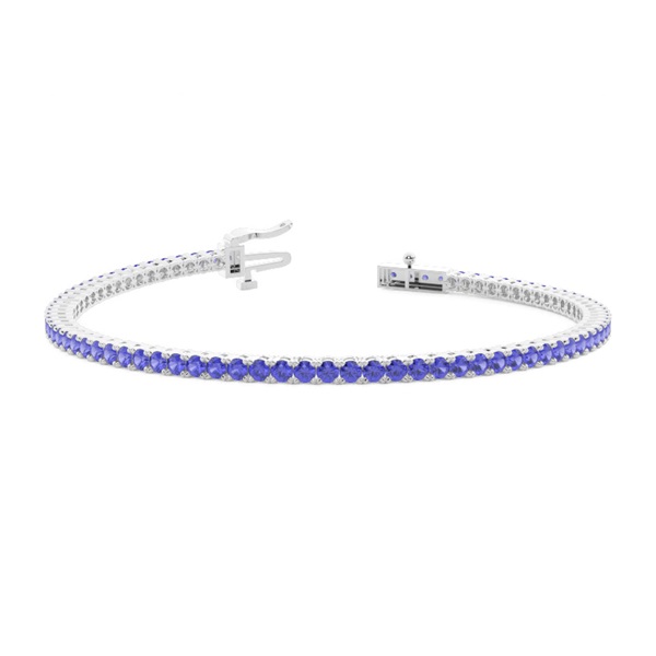 Tanzanite Birthstone Tennis Bracelet
