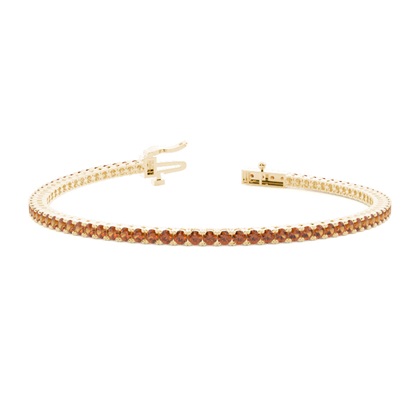 Citrine Birthstone Tennis Bracelet