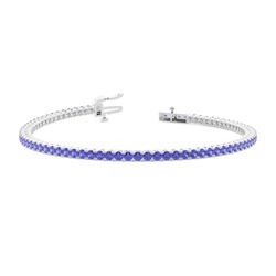 Tanzanite Birthstone Tennis Bracelet