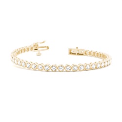 Bezel Set Tennis Bracelet