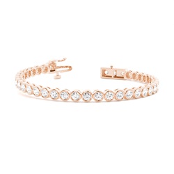 Bracelet tennis serti lunette