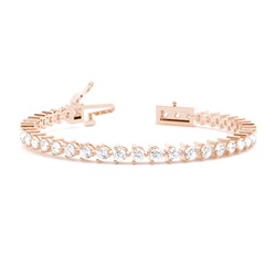 Tennis-Armband in einer Krappenfassung