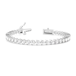 Tennis-Armband in einer Krappenfassung