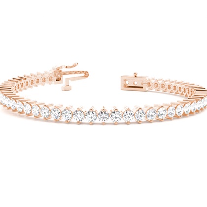 Rose Gold Diamond Tennis Bracelets