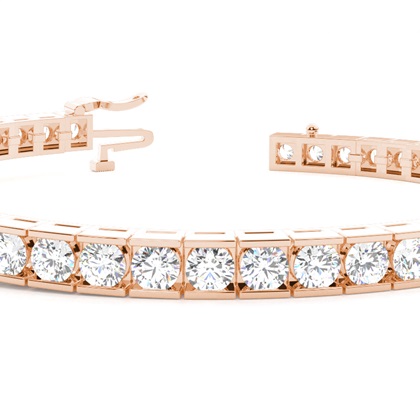 Rose Gold Diamond Tennis Bracelets
