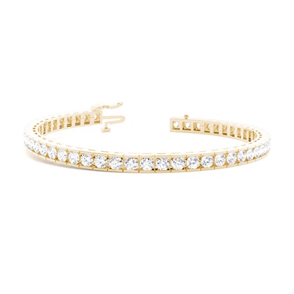 Channel Setting Tennis Bracelet