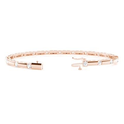 Rose Gold Diamond Bracelets