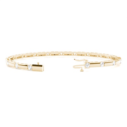 Yellow Gold Diamond Bracelets