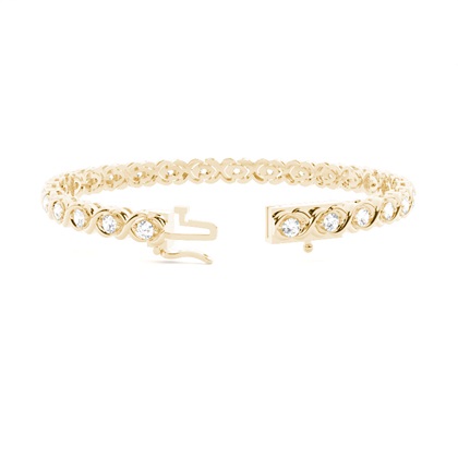 Yellow Gold Diamond Bracelets