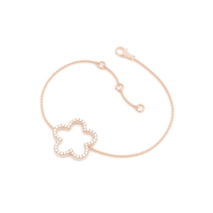 Rose Gold Chain Diamond Bracelets