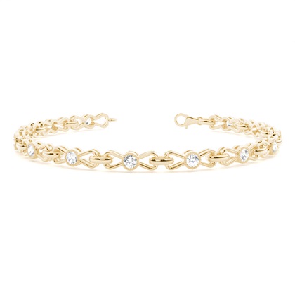 Yellow Gold Evening Diamond Bracelets