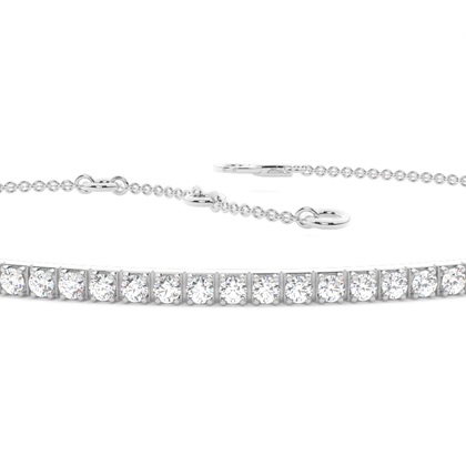 Platinum Chain Bracelets